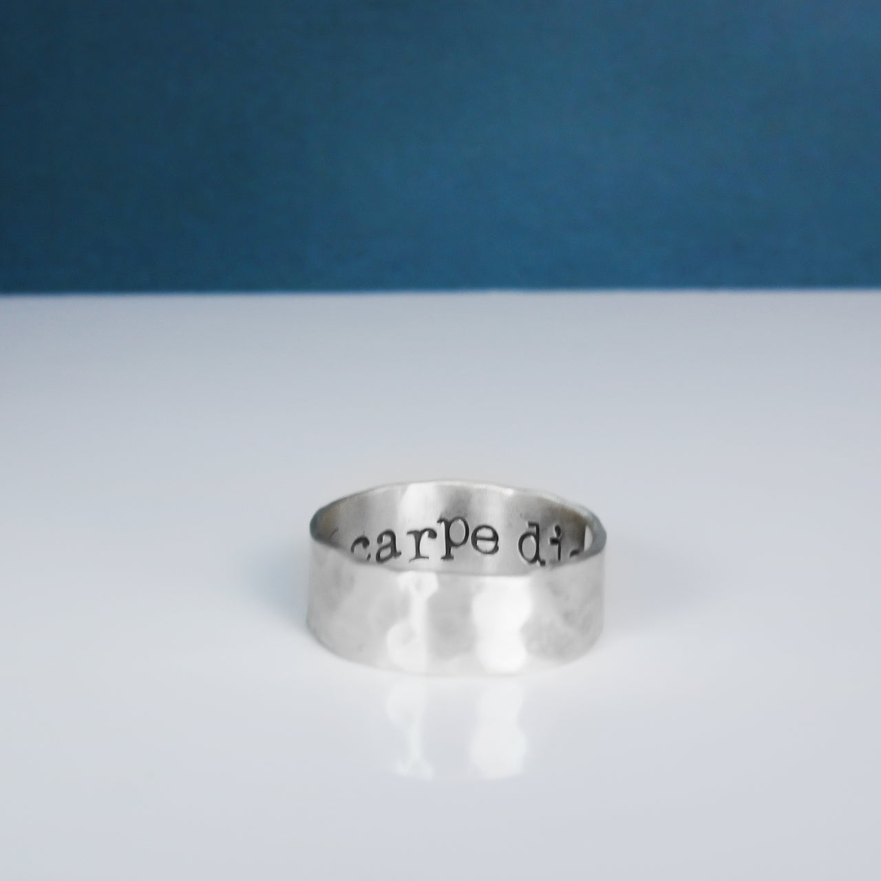 Silver Carpe Diem Ring
