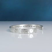 Silver Inspiration Cuff