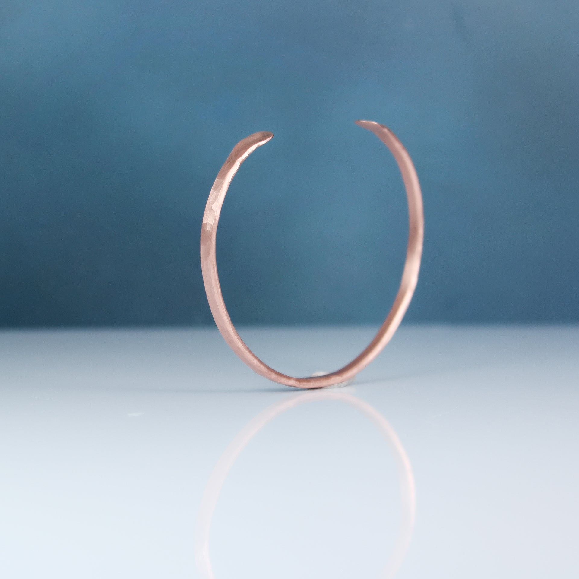 Hammered Copper Cuff Bracelet