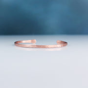 Hammered Copper Cuff Bracelet