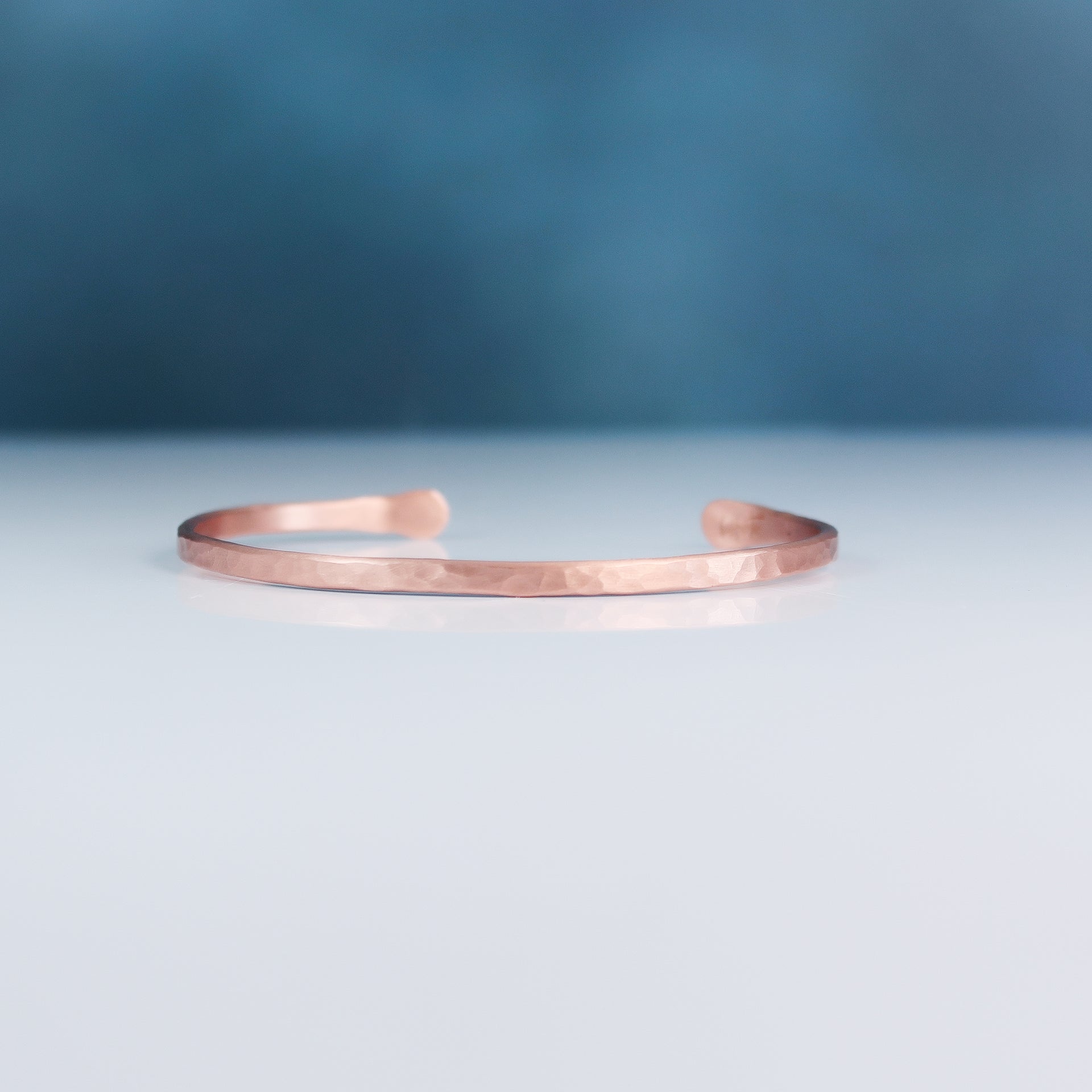 Hammered Copper Cuff Bracelet