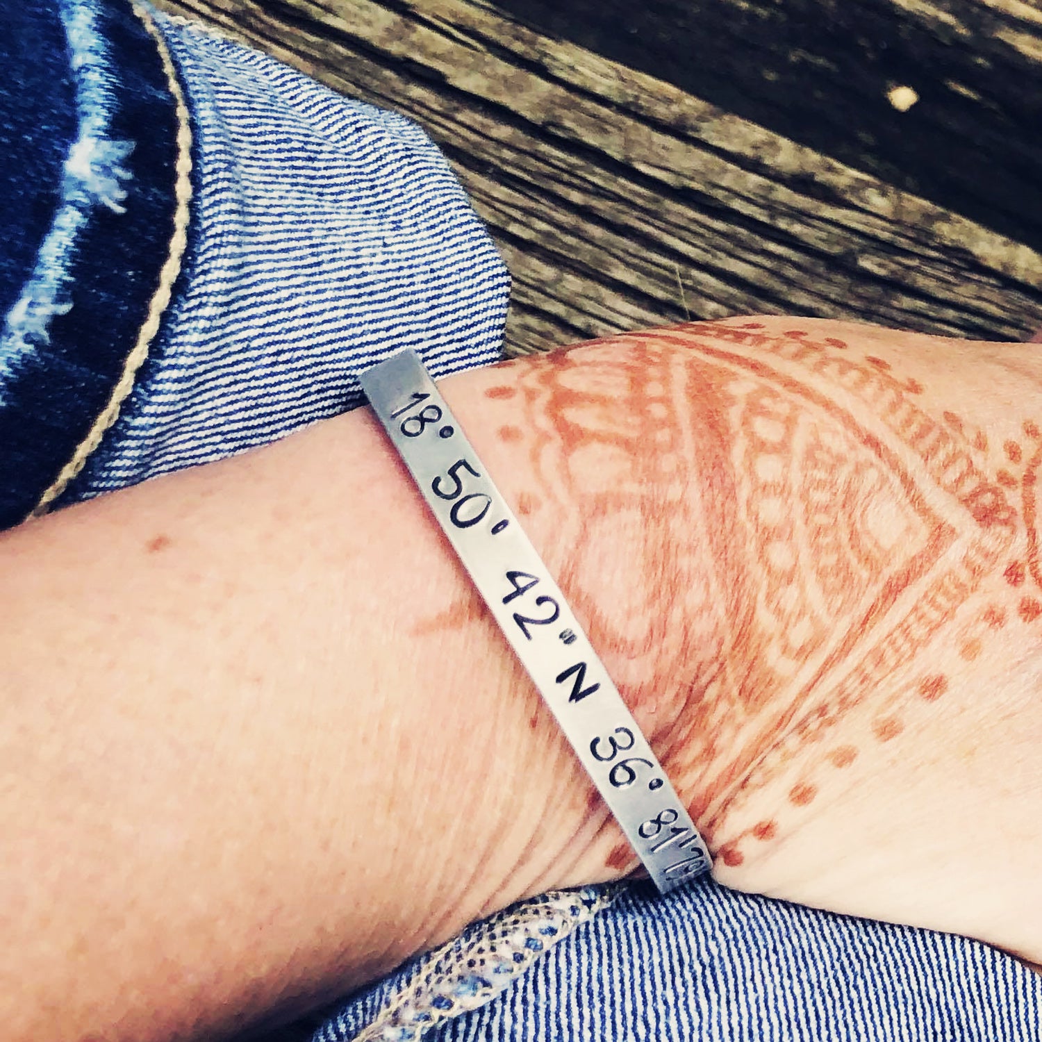 Custom Coordinates Cuff 