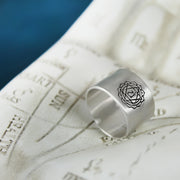 Silver Chakra Ring 