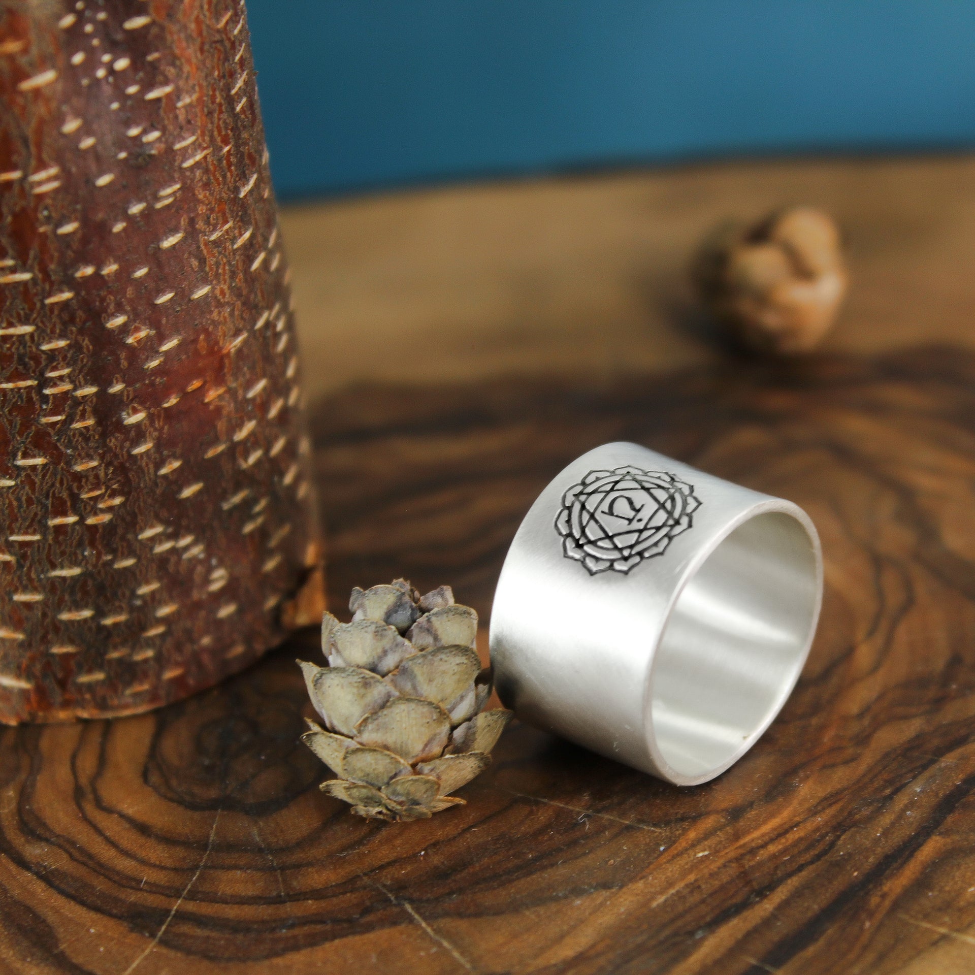 Silver Chakra Ring 