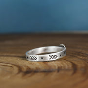 Compass Rose Stacking Ring