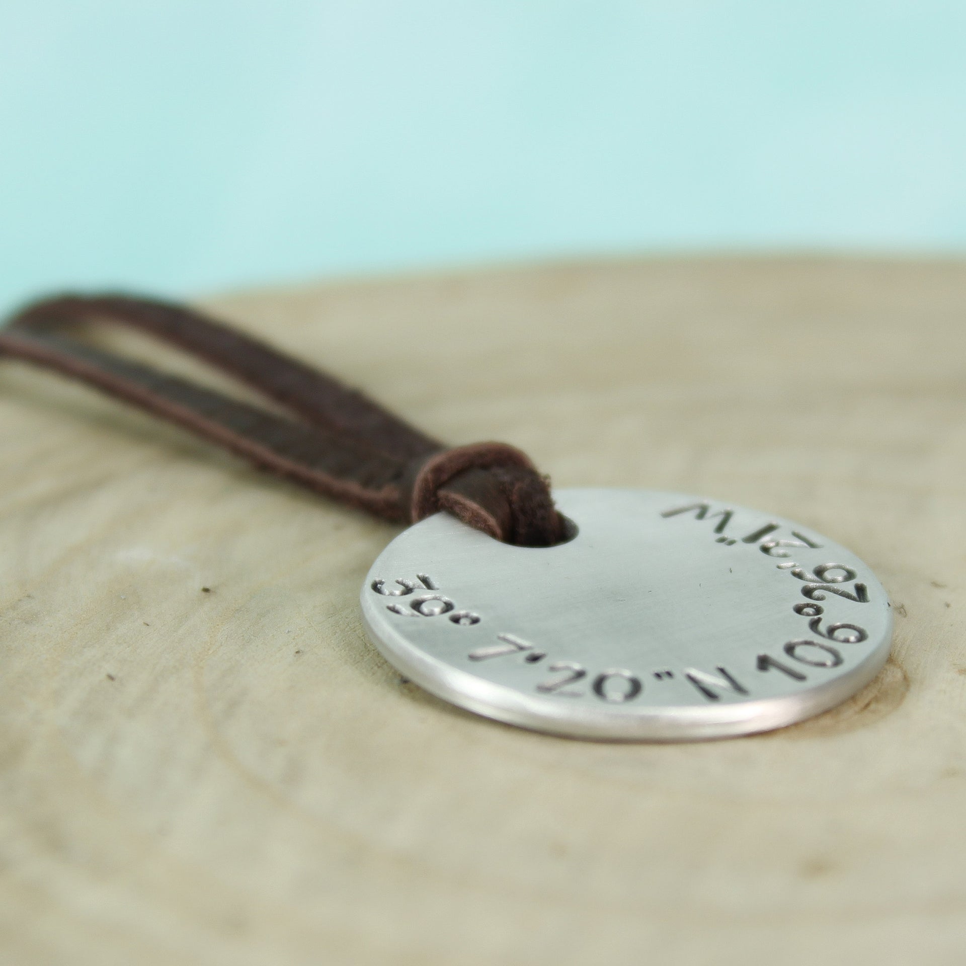 Leather Coordinate Necklace