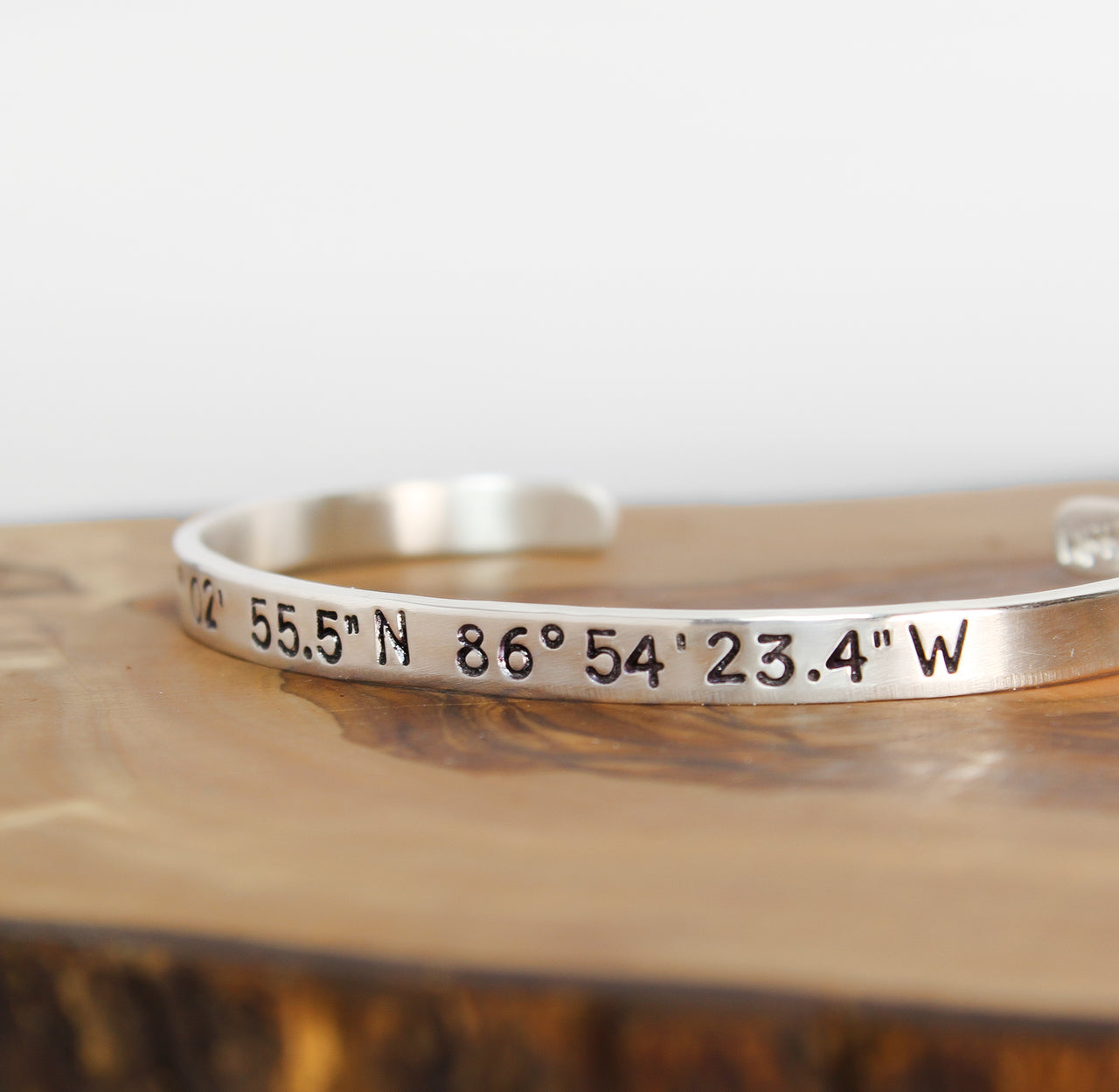 Skinny Coordinate Cuff Silver