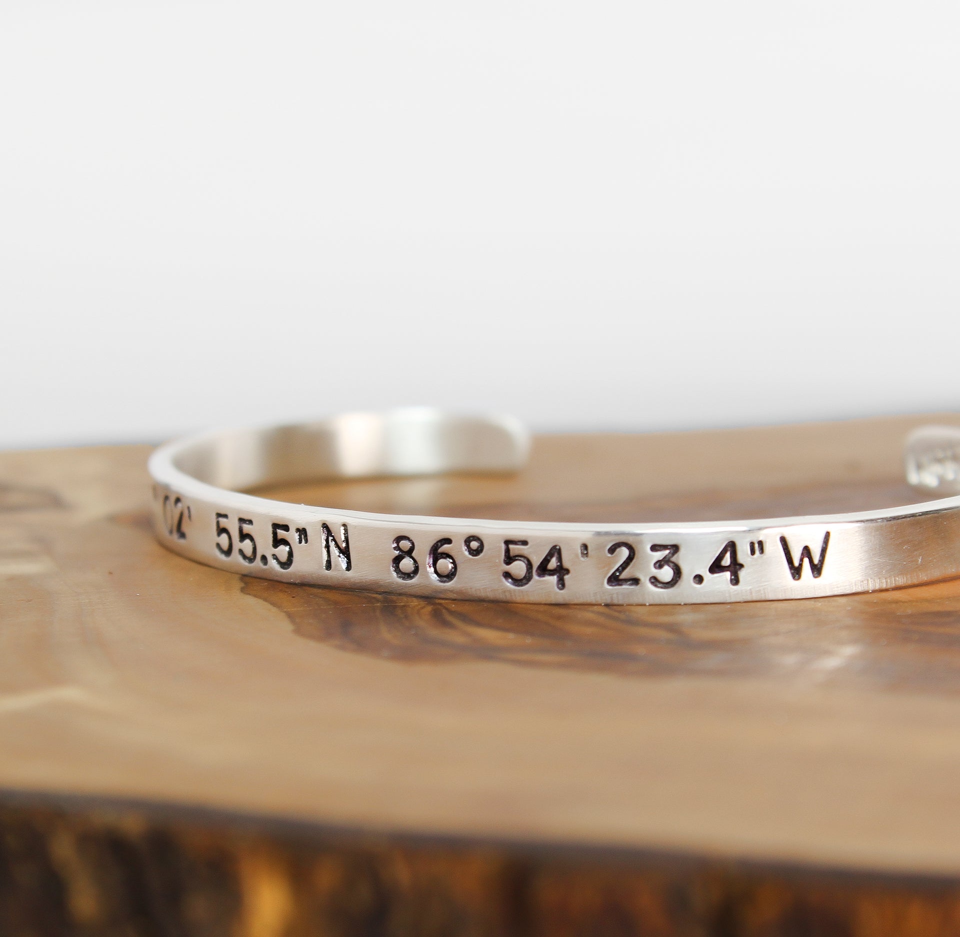 Skinny Coordinate Cuff Silver