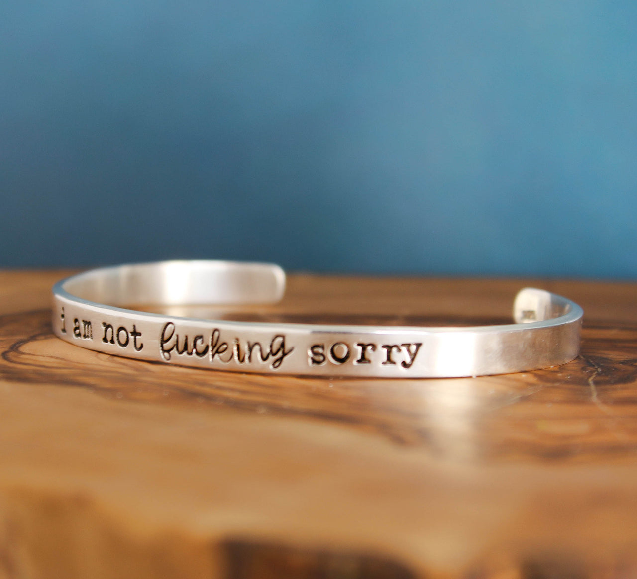 Not Fucking Sorry Inspiration Cuff