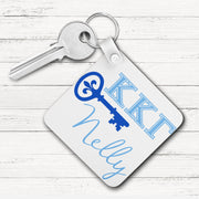 Kappa Kappa Gamma Square Key Chain 