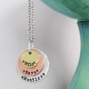Mixed Metal Mother Necklace