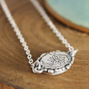 Oval Black Tourmaline Necklace