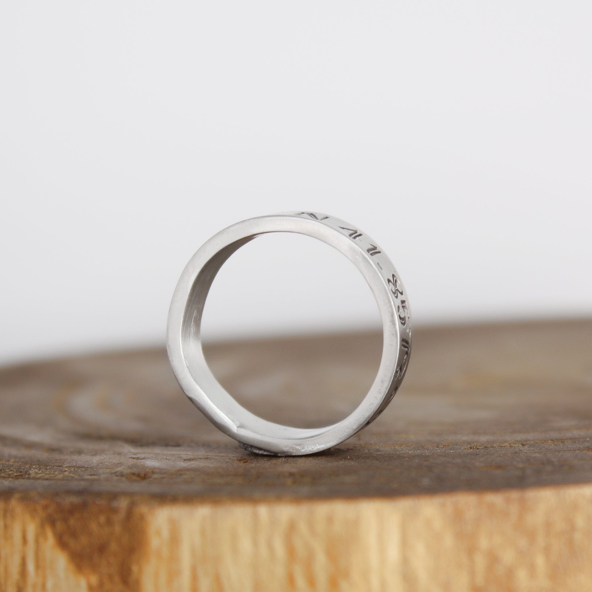 Pewter Coordinate Ring 