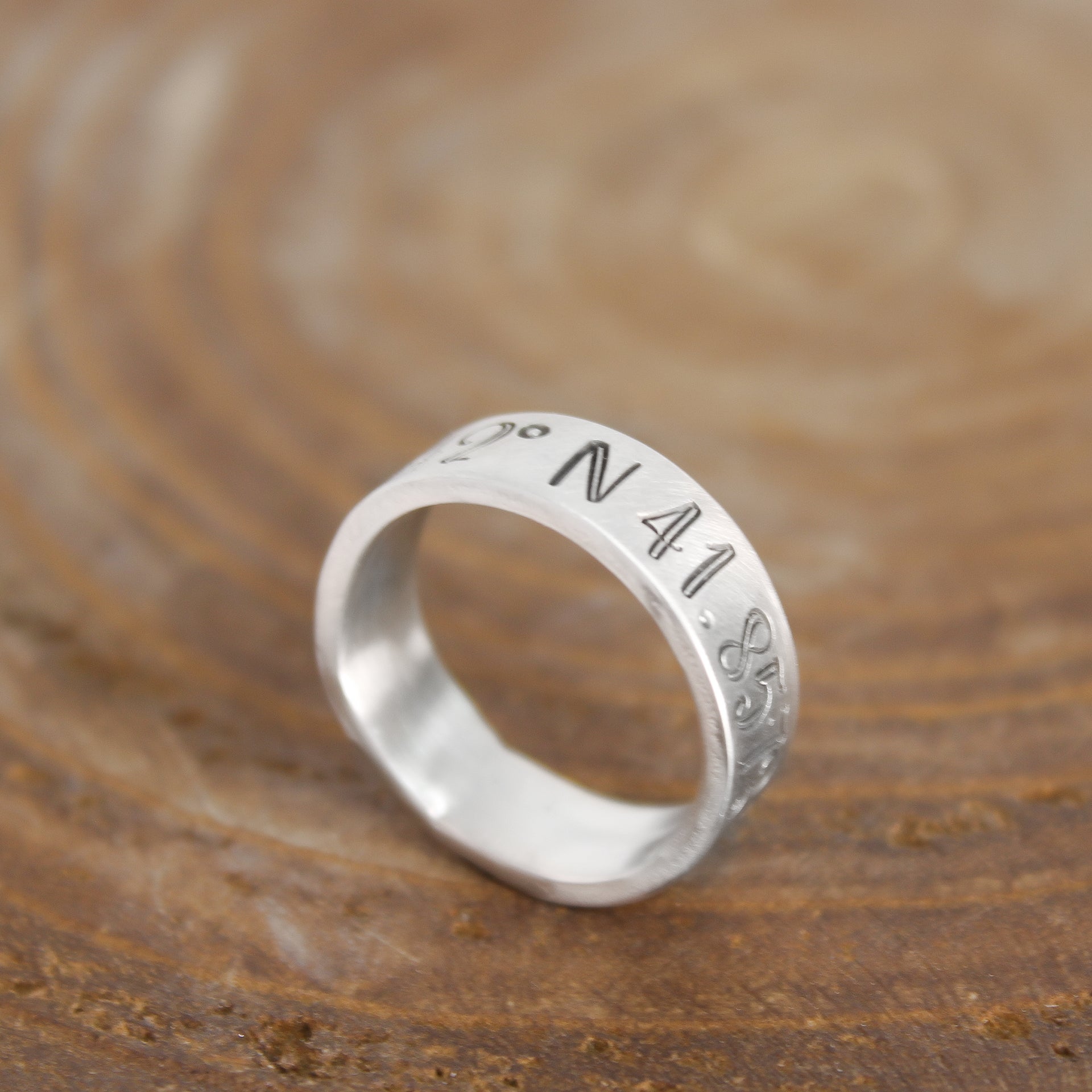 Pewter Coordinate Ring 