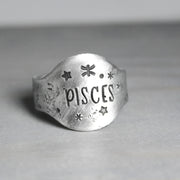Pisces Zodiac Ring 