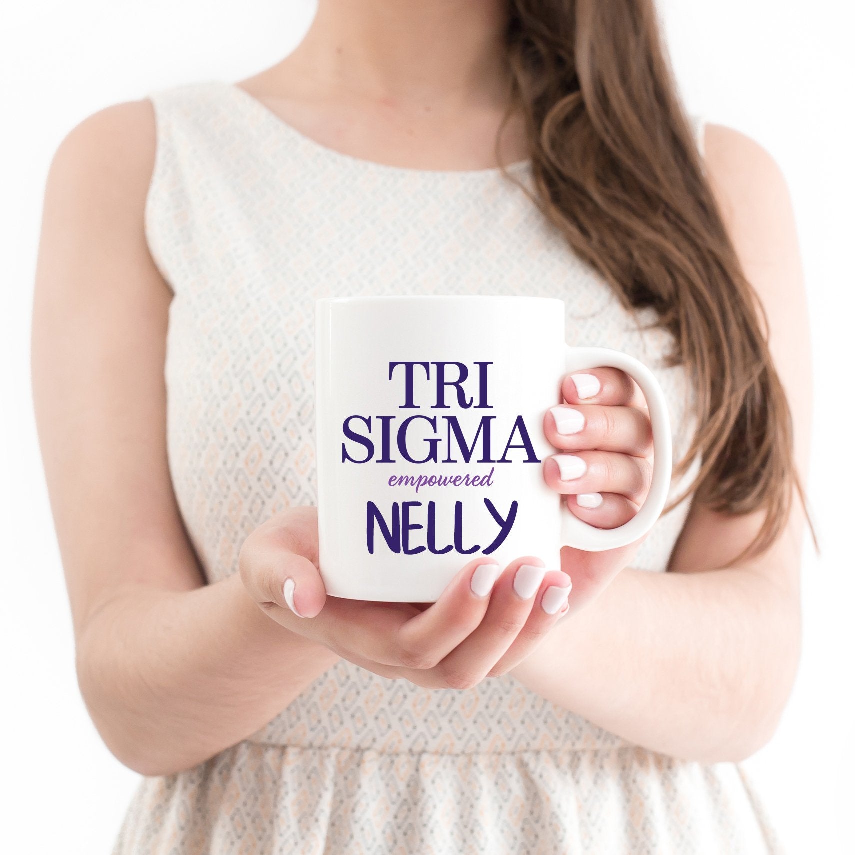 Sigma Beauty, Accents, The Official Preppy Mug Sigma The Tastesetter