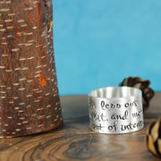Silver Habit Inspiration Ring