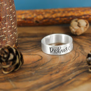 Silver Refuse To Sink Ring