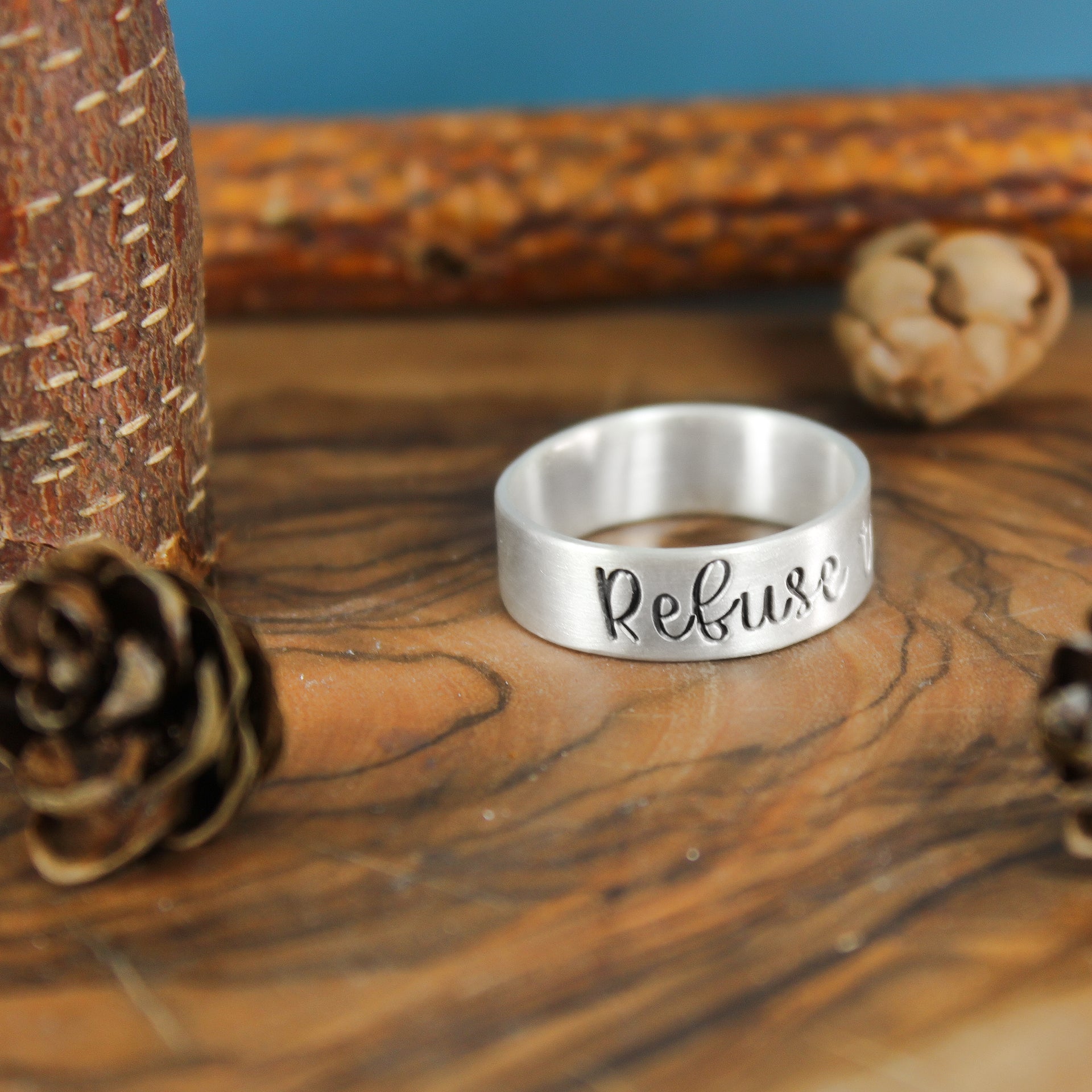 Silver Refuse To Sink Ring