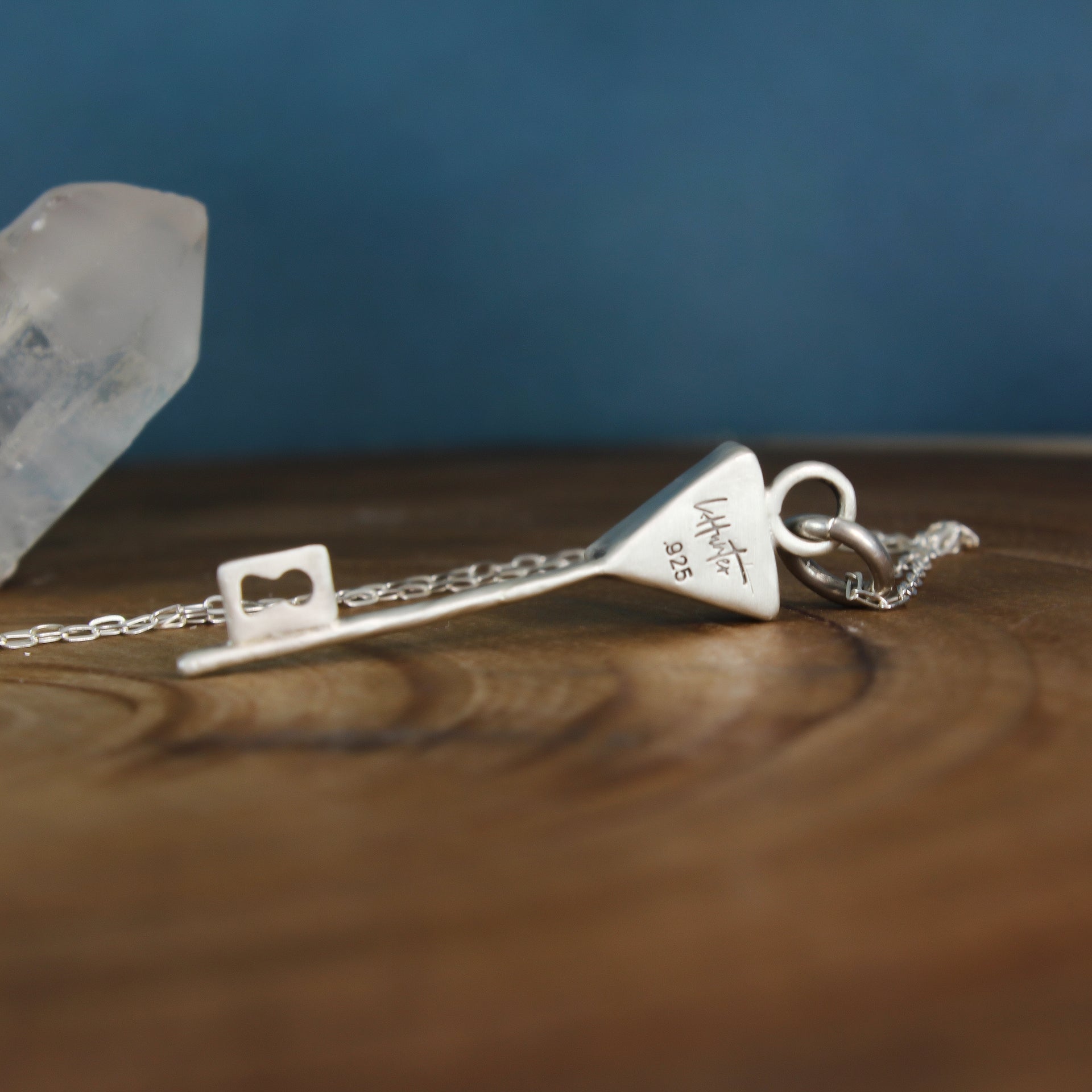 Turquoise Key Necklace