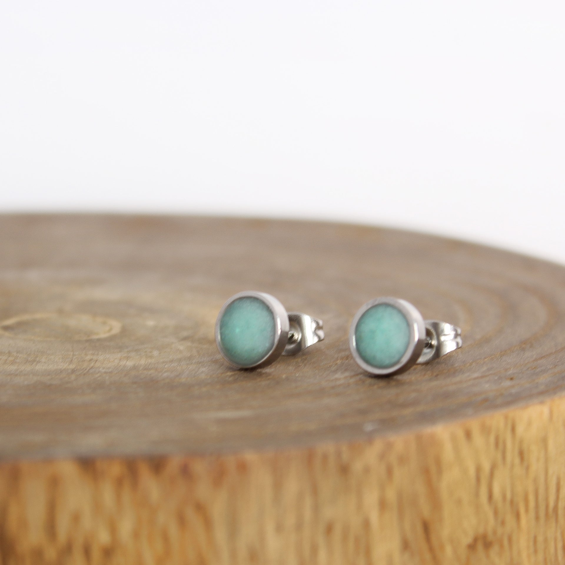 Stainless Turquoise Earrings