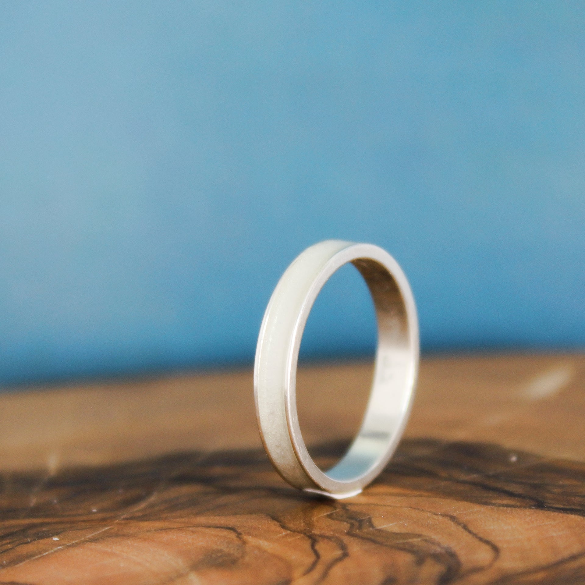 Silver Selenite Ring