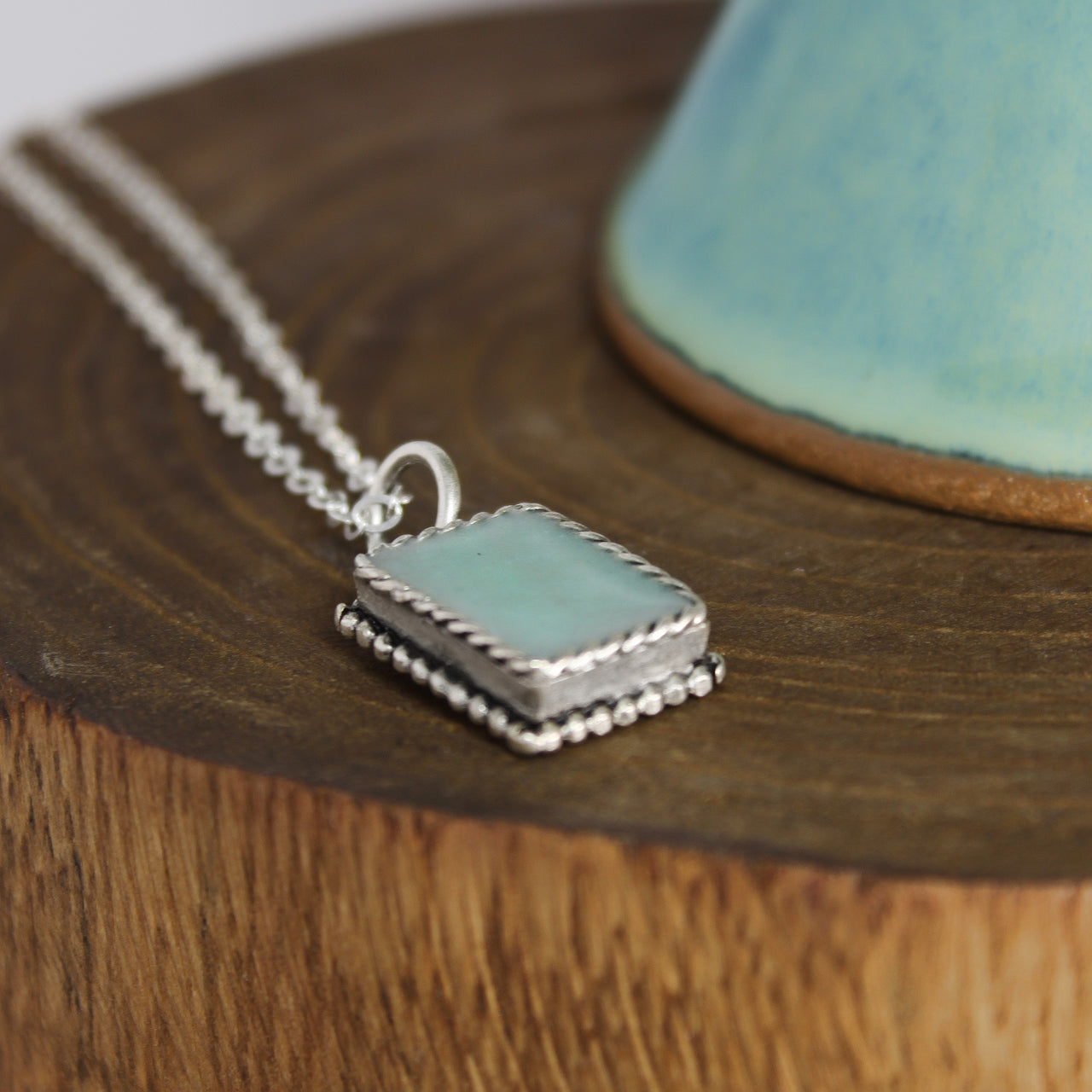 Rectangle Turquoise Necklace