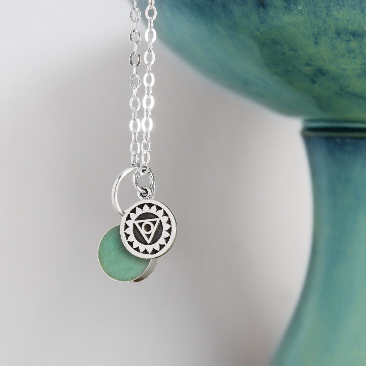Turquoise Throat Chakra Necklace