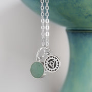 Turquoise Throat Chakra Necklace