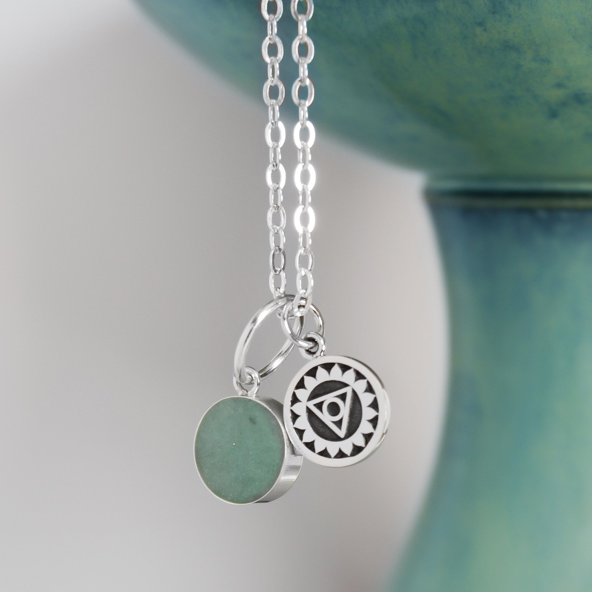 Turquoise Throat Chakra Necklace