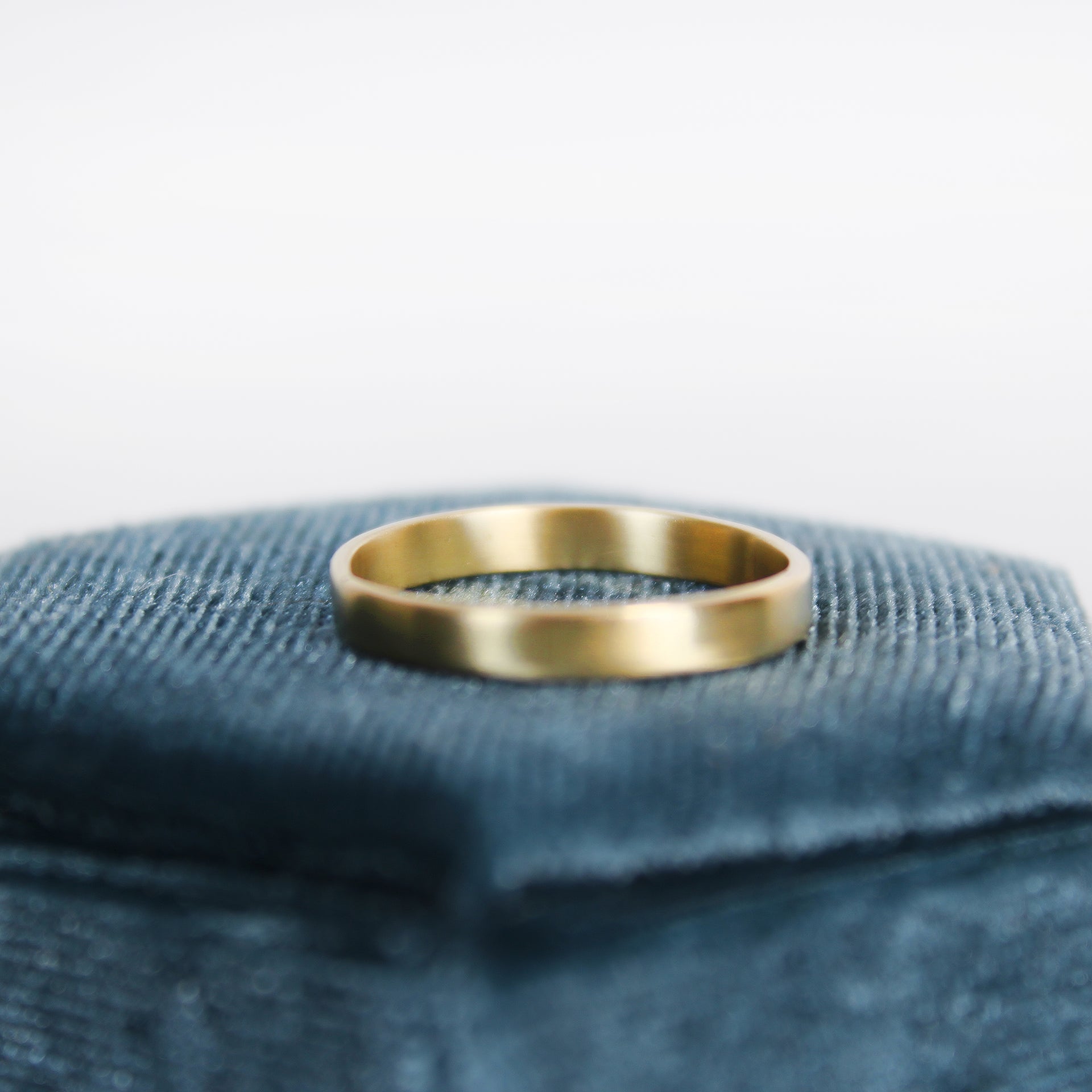 14k Yellow Gold Band Handmade Ring 