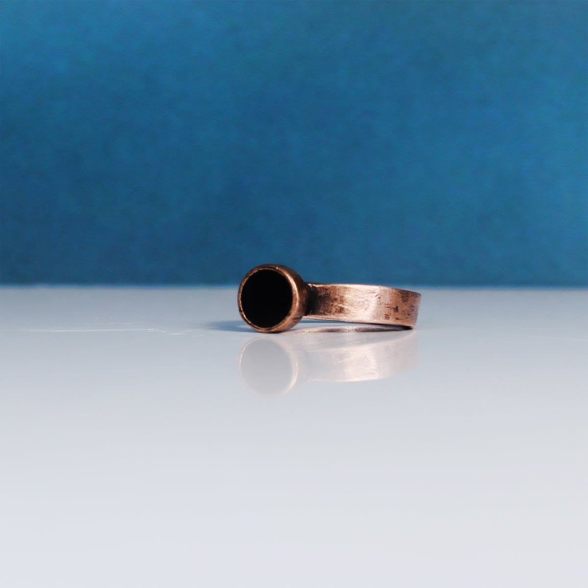 Black Tourmaline Ring Copper