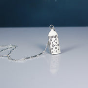 Silver Lantern Necklace