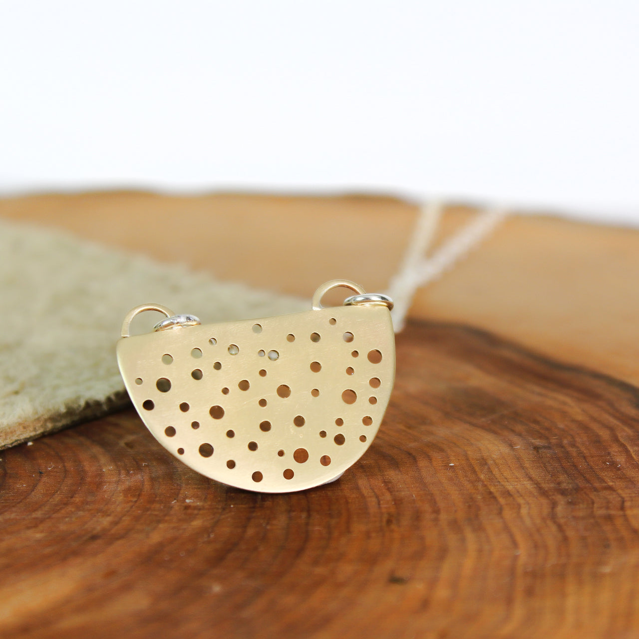 Sun Brass Necklace