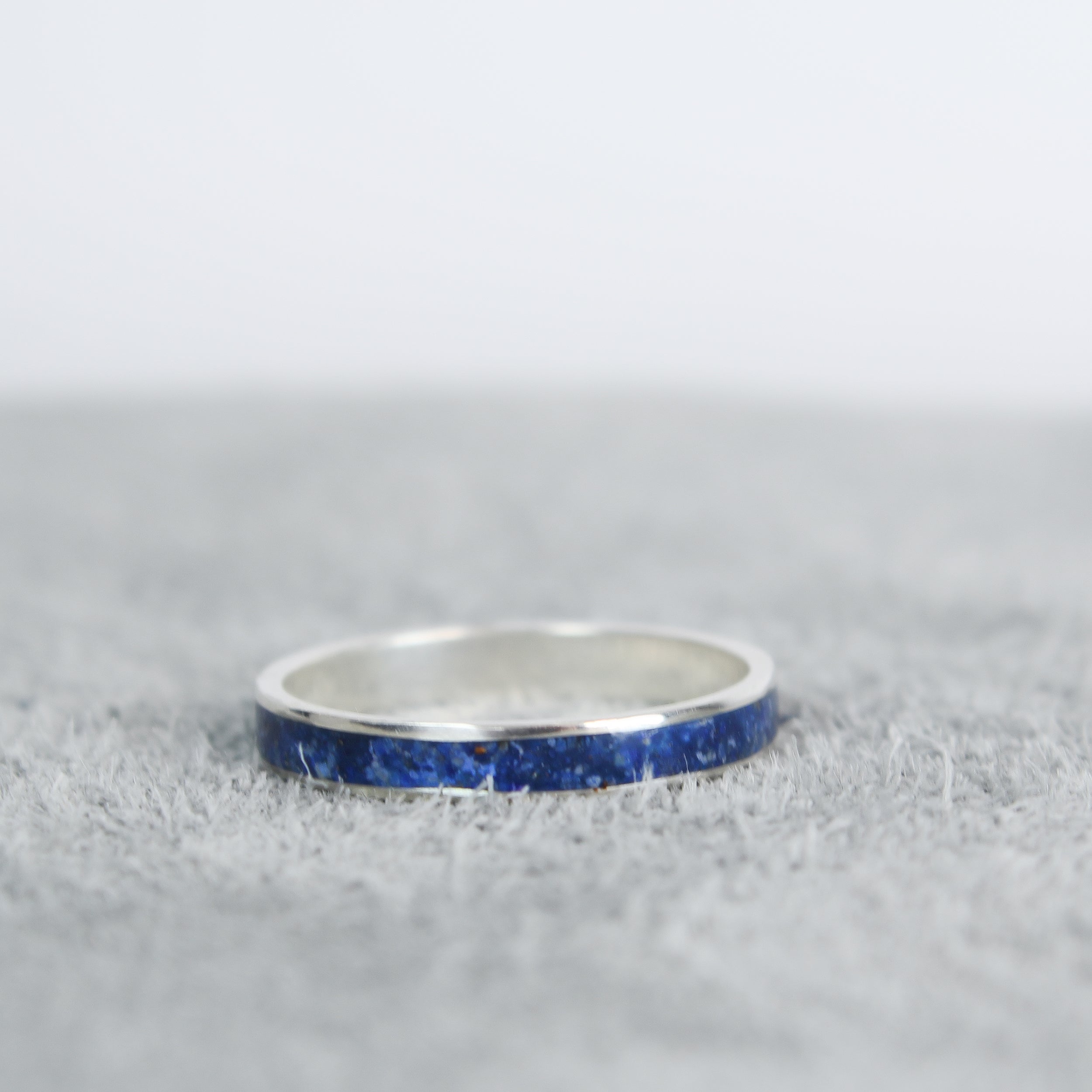 Lapis inlay clearance ring