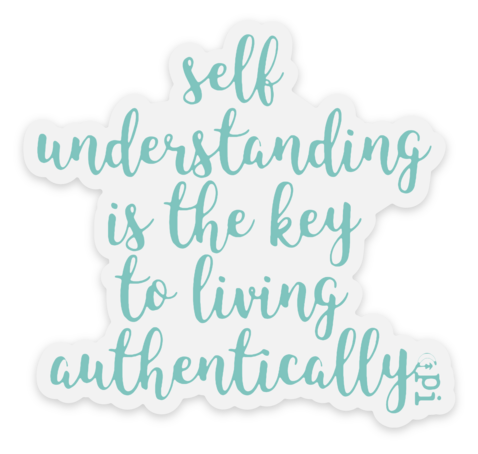 Self Understanding Sticker - Unlock Authentic Living