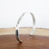 Sterling Silver Textured Cuff Bracelet