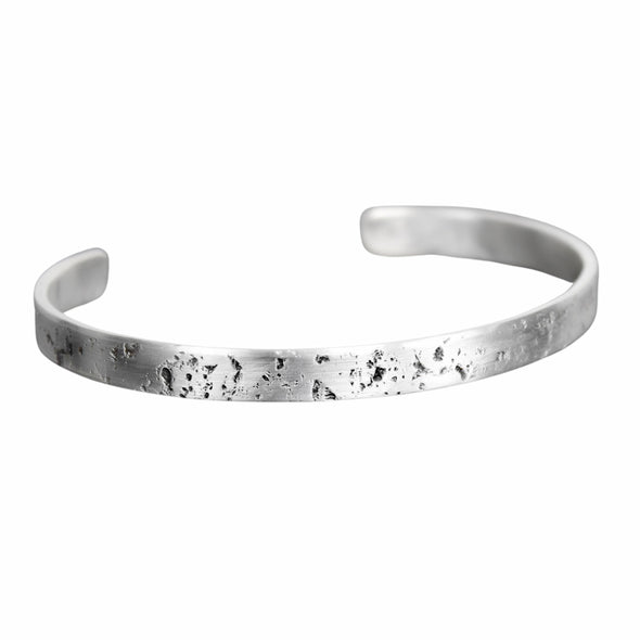 Sterling Silver Textured Cuff Bracelet
