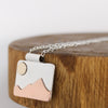 Mountain Necklace Copper & Silver 