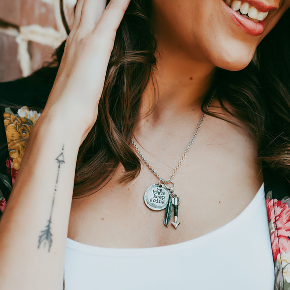 Be Brave Inspiration Necklace 