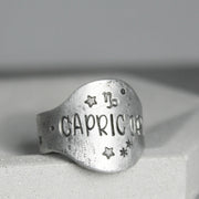 Capricorn Zodiac Ring 