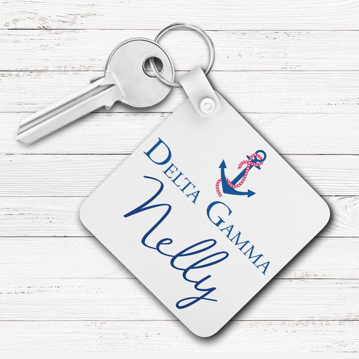Delta Gamma Square Key Chain 