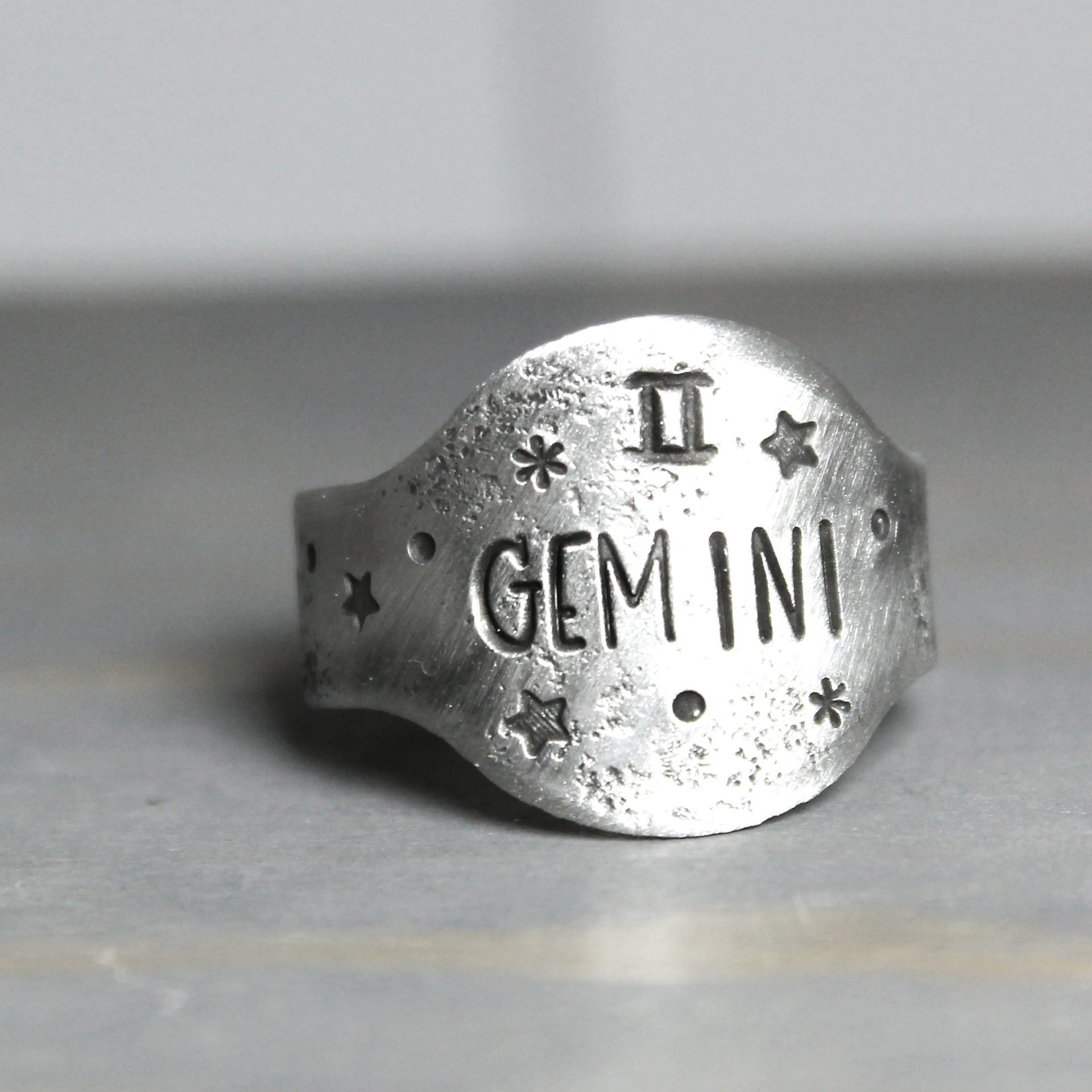 Gemini Zodiac Ring 