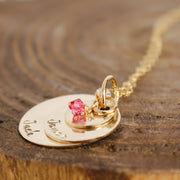 Gold Fill Mother Necklace 