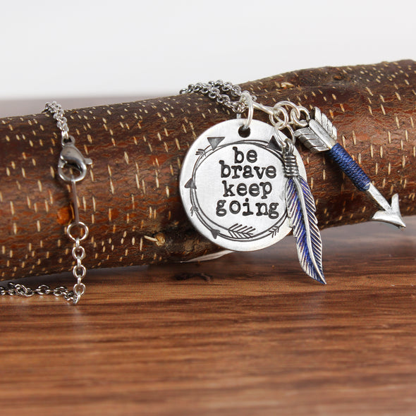 Be Brave Inspiration Necklace 