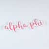 Alpha Phi Sorority Sticker 