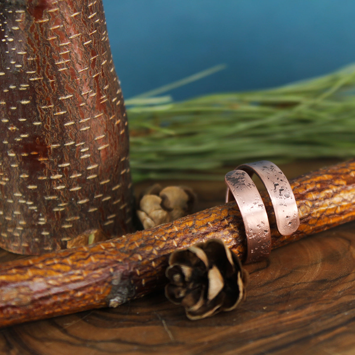 Copper Wrap Ring Galaxy 