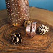 Copper Wrap Ring Galaxy 