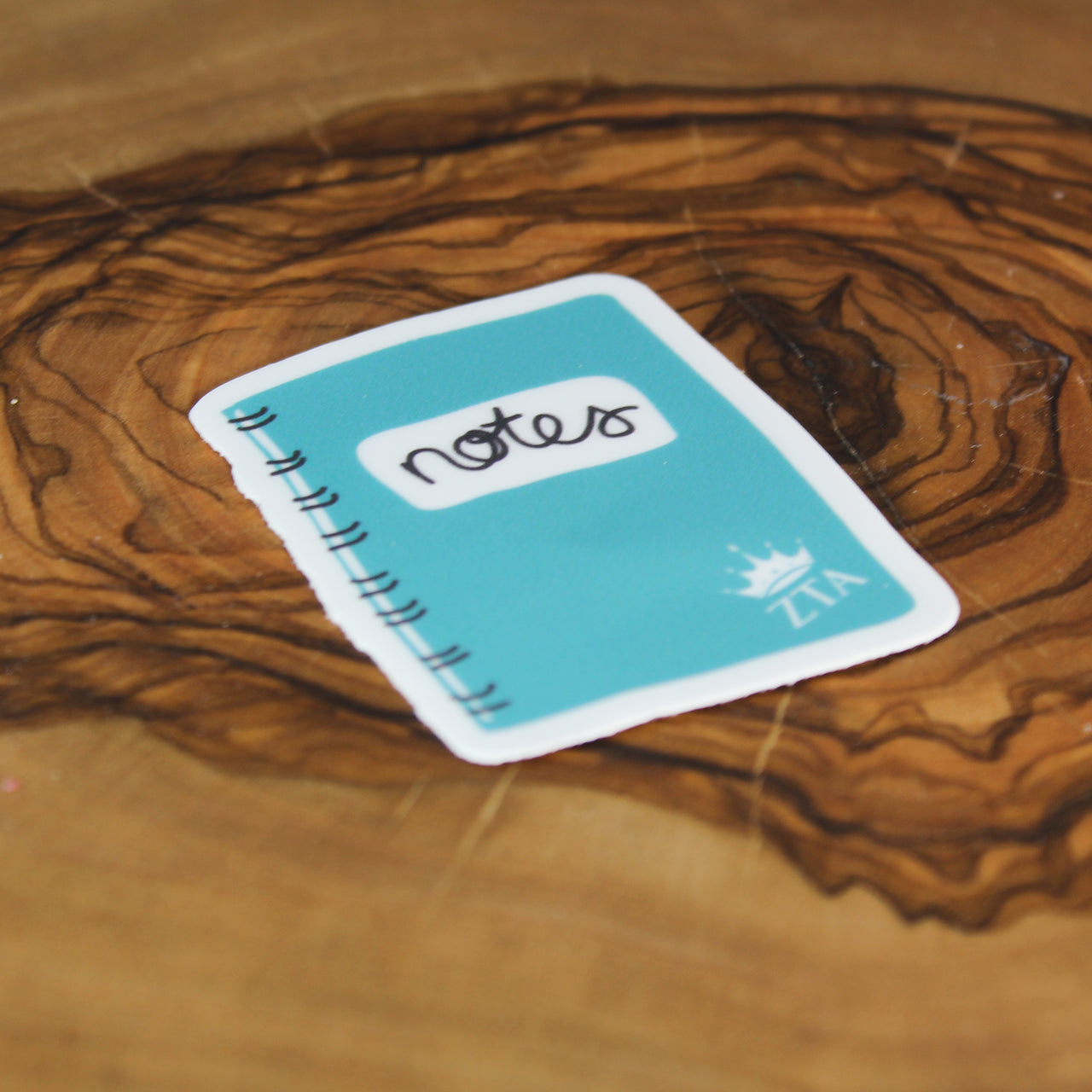 Zeta Tau Alpha Sorority Sticker Notebook 