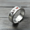 Alpha Phi Heart Ring 